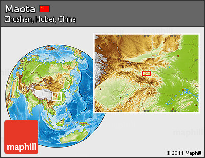 Physical Location Map of Maota