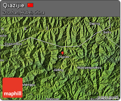 Satellite Map of Qiazijie