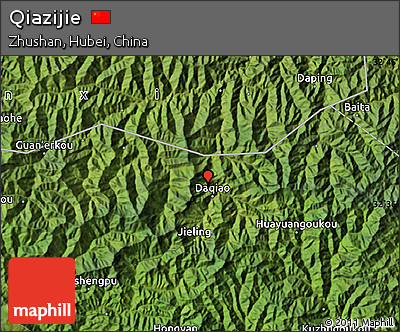 Satellite Map of Qiazijie