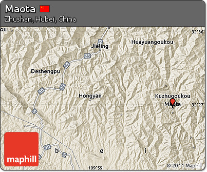 Shaded Relief Map of Maota