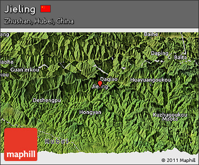 Satellite Panoramic Map of Jieling