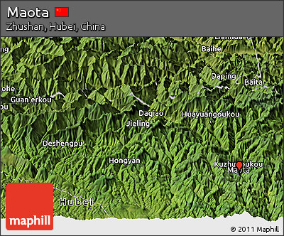 Satellite Panoramic Map of Maota