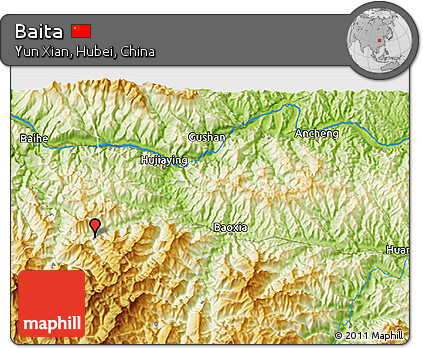 Physical 3D Map of Baita