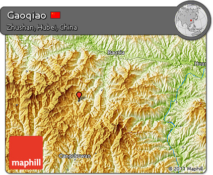 Physical 3D Map of Gaoqiao