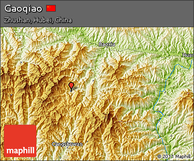 Physical 3D Map of Gaoqiao