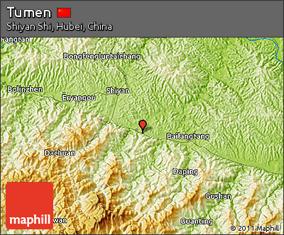 Physical 3D Map of Tumen