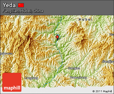 Physical 3D Map of Yeda