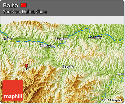 Physical 3D Map of Baita