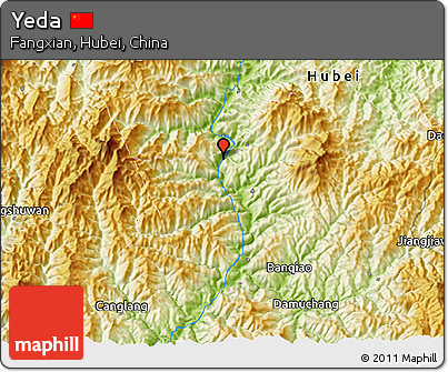 Physical 3D Map of Yeda