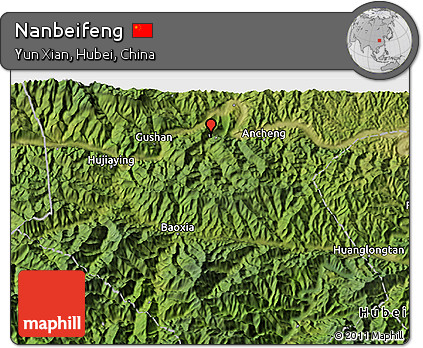 Satellite 3D Map of Nanbeifeng