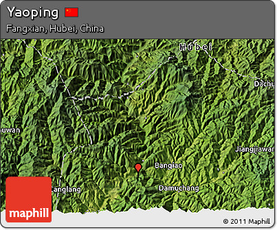 Satellite 3D Map of Yaoping