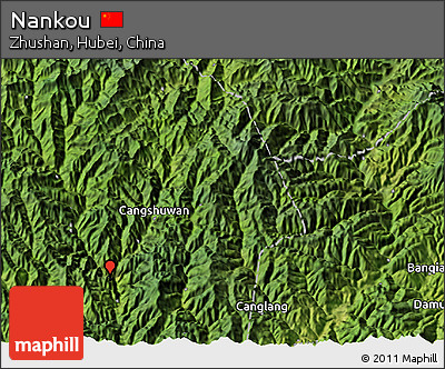 Satellite 3D Map of Nankou