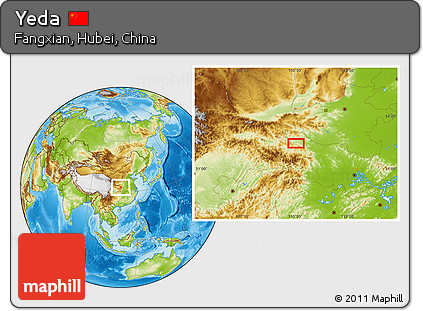Physical Location Map of Yeda