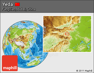 Physical Location Map of Yeda