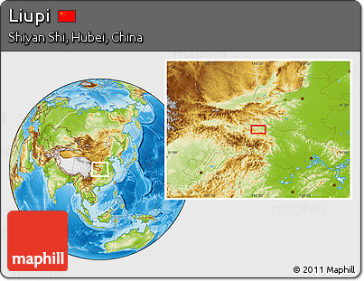 Physical Location Map of Liupi