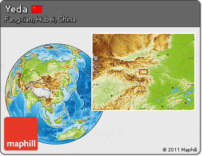 Physical Location Map of Yeda