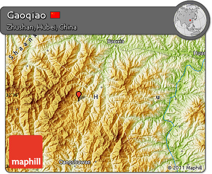 Physical Map of Gaoqiao