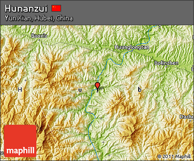 Physical Map of Hunanzui