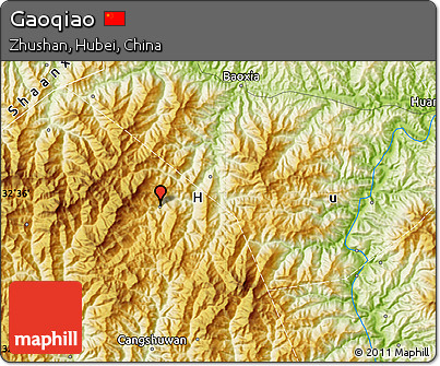 Physical Map of Gaoqiao