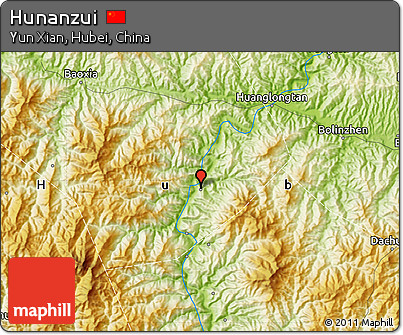 Physical Map of Hunanzui