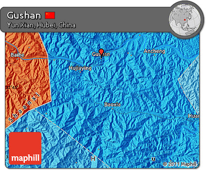 Political Map of Gushan