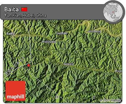 Satellite Map of Baita