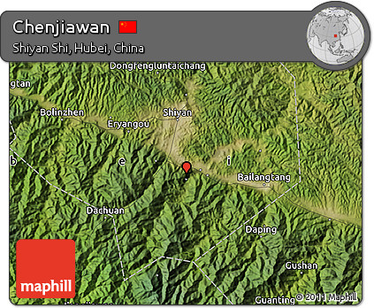 Satellite Map of Chenjiawan
