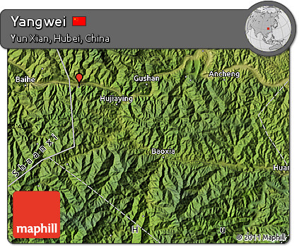 Satellite Map of Yangwei
