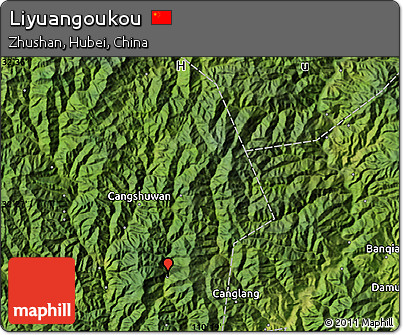 Satellite Map of Liyuangoukou