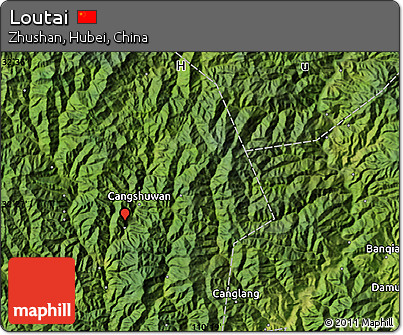Satellite Map of Loutai