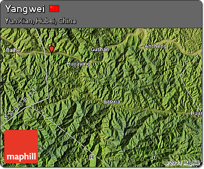 Satellite Map of Yangwei