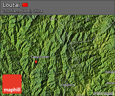 Satellite Map of Loutai