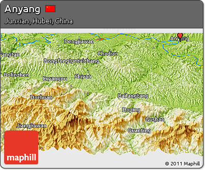 Physical Panoramic Map of Anyang