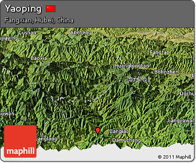 Satellite Panoramic Map of Yaoping