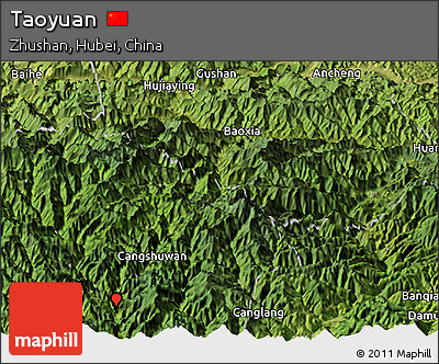 Satellite Panoramic Map of Taoyuan