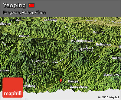 Satellite Panoramic Map of Yaoping