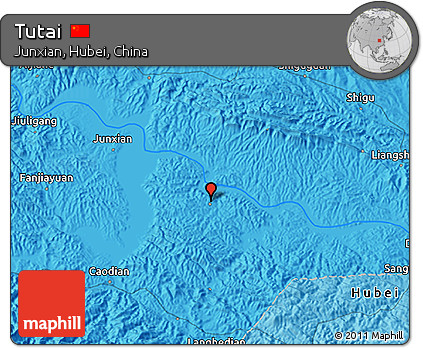 Political 3D Map of Tutai