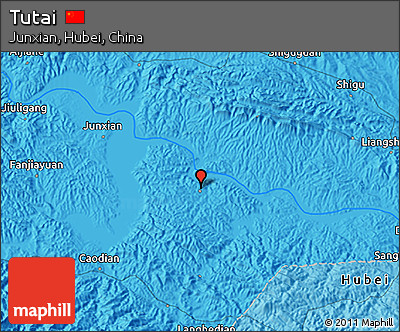 Political 3D Map of Tutai