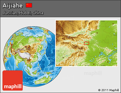 Physical Location Map of Aijiahe