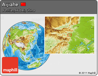 Physical Location Map of Aijiahe