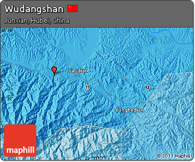 Political Map of Wudangshan