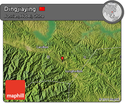 Satellite Map of Dingjiaying