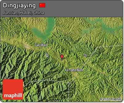 Satellite Map of Dingjiaying