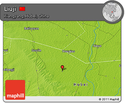 Physical 3D Map of Liuji