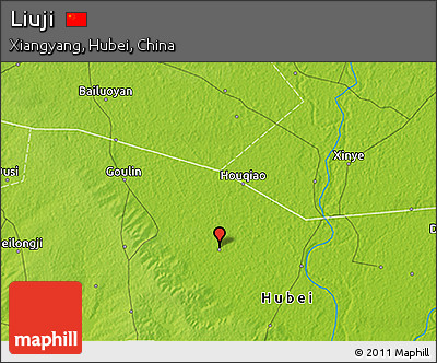 Physical 3D Map of Liuji