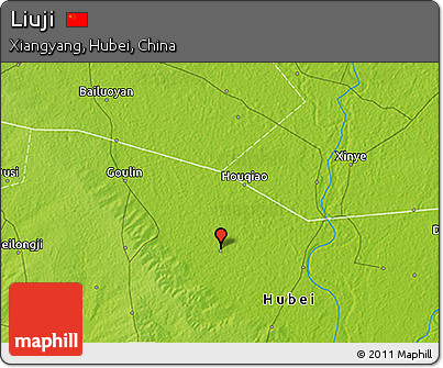 Physical 3D Map of Liuji
