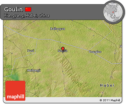 Satellite 3D Map of Goulin