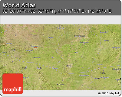 Satellite 3D Map of the Area around 32° 36' 26" N, 112° 16' 30" E