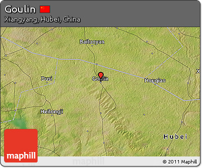 Satellite 3D Map of Goulin