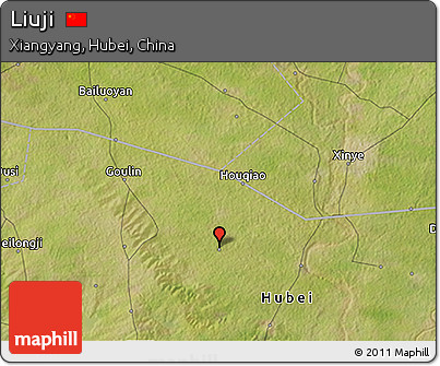 Satellite 3D Map of Liuji
